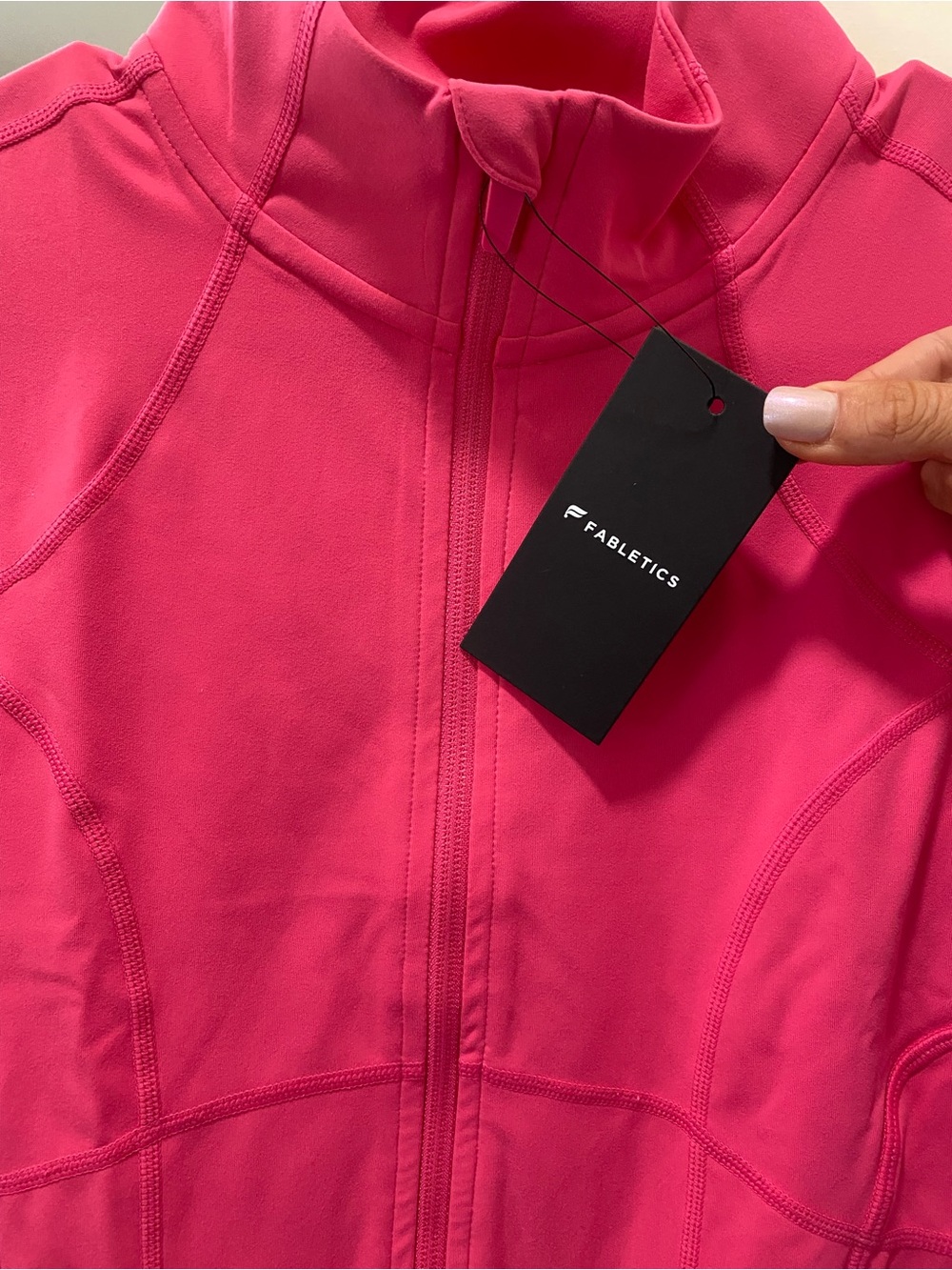 Fabletics Hot Pink Full-Zip Jacket